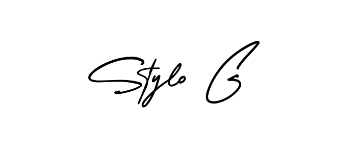 Also You can easily find your signature by using the search form. We will create Stylo G name handwritten signature images for you free of cost using AmerikaSignatureDemo-Regular sign style. Stylo G signature style 3 images and pictures png