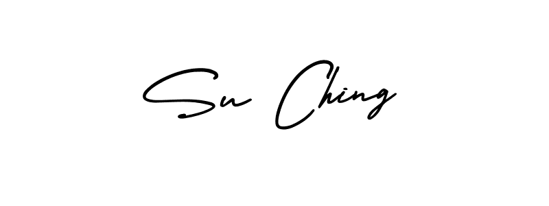 if you are searching for the best signature style for your name Su Ching. so please give up your signature search. here we have designed multiple signature styles  using AmerikaSignatureDemo-Regular. Su Ching signature style 3 images and pictures png