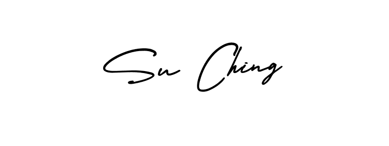 if you are searching for the best signature style for your name Su Ching. so please give up your signature search. here we have designed multiple signature styles  using AmerikaSignatureDemo-Regular. Su Ching signature style 3 images and pictures png