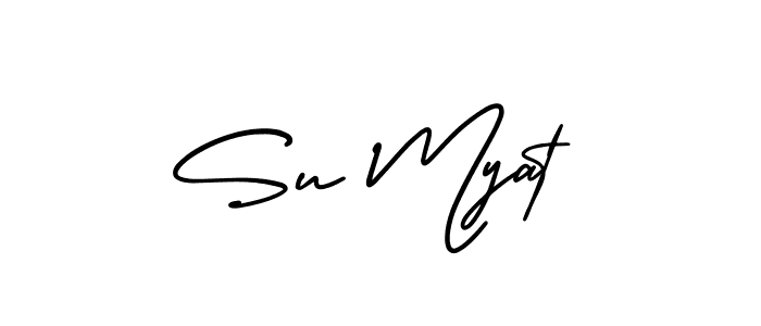 How to Draw Su Myat signature style? AmerikaSignatureDemo-Regular is a latest design signature styles for name Su Myat. Su Myat signature style 3 images and pictures png