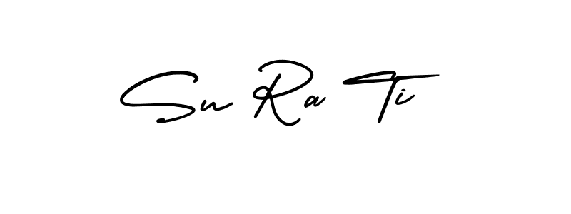 Also we have Su Ra Ti name is the best signature style. Create professional handwritten signature collection using AmerikaSignatureDemo-Regular autograph style. Su Ra Ti signature style 3 images and pictures png