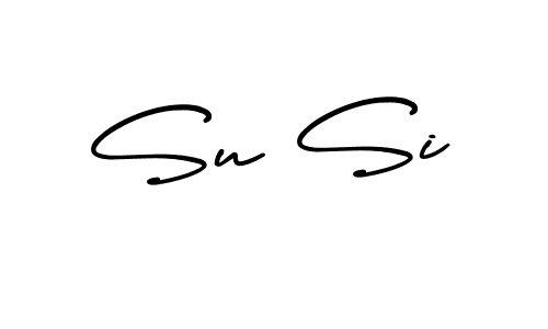Design your own signature with our free online signature maker. With this signature software, you can create a handwritten (AmerikaSignatureDemo-Regular) signature for name Su Si. Su Si signature style 3 images and pictures png