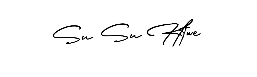 Create a beautiful signature design for name Su Su Htwe. With this signature (AmerikaSignatureDemo-Regular) fonts, you can make a handwritten signature for free. Su Su Htwe signature style 3 images and pictures png