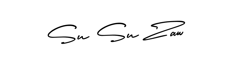 You should practise on your own different ways (AmerikaSignatureDemo-Regular) to write your name (Su Su Zaw) in signature. don't let someone else do it for you. Su Su Zaw signature style 3 images and pictures png