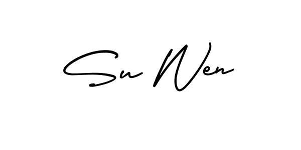 Check out images of Autograph of Su Wen name. Actor Su Wen Signature Style. AmerikaSignatureDemo-Regular is a professional sign style online. Su Wen signature style 3 images and pictures png