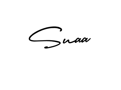 Suaa stylish signature style. Best Handwritten Sign (AmerikaSignatureDemo-Regular) for my name. Handwritten Signature Collection Ideas for my name Suaa. Suaa signature style 3 images and pictures png