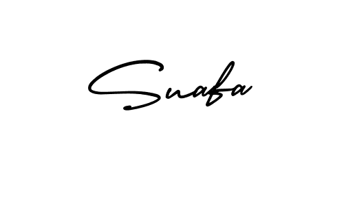 It looks lik you need a new signature style for name Suafa. Design unique handwritten (AmerikaSignatureDemo-Regular) signature with our free signature maker in just a few clicks. Suafa signature style 3 images and pictures png