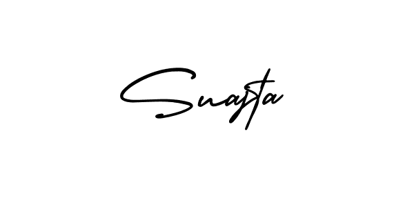 How to make Suajta signature? AmerikaSignatureDemo-Regular is a professional autograph style. Create handwritten signature for Suajta name. Suajta signature style 3 images and pictures png