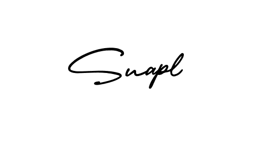 How to Draw Suapl signature style? AmerikaSignatureDemo-Regular is a latest design signature styles for name Suapl. Suapl signature style 3 images and pictures png