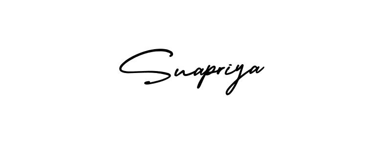 Make a beautiful signature design for name Suapriya. Use this online signature maker to create a handwritten signature for free. Suapriya signature style 3 images and pictures png