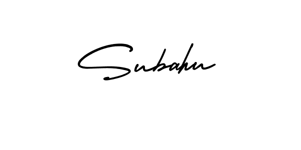 Best and Professional Signature Style for Subahu. AmerikaSignatureDemo-Regular Best Signature Style Collection. Subahu signature style 3 images and pictures png