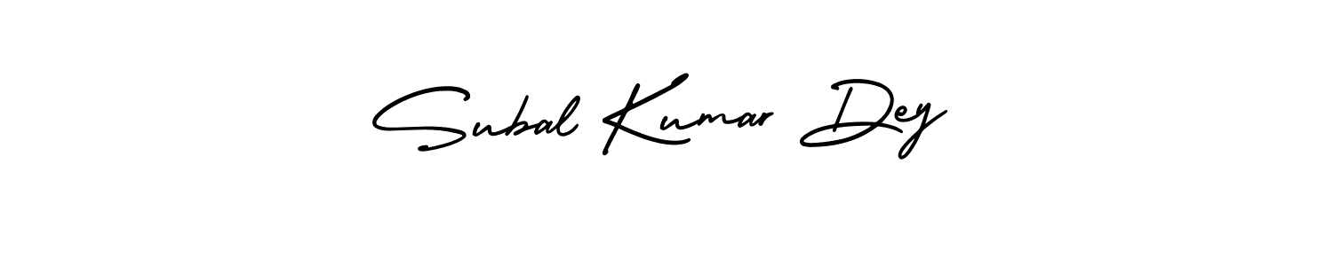 You should practise on your own different ways (AmerikaSignatureDemo-Regular) to write your name (Subal Kumar Dey) in signature. don't let someone else do it for you. Subal Kumar Dey signature style 3 images and pictures png