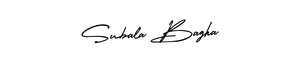 How to make Subala Bagha name signature. Use AmerikaSignatureDemo-Regular style for creating short signs online. This is the latest handwritten sign. Subala Bagha signature style 3 images and pictures png