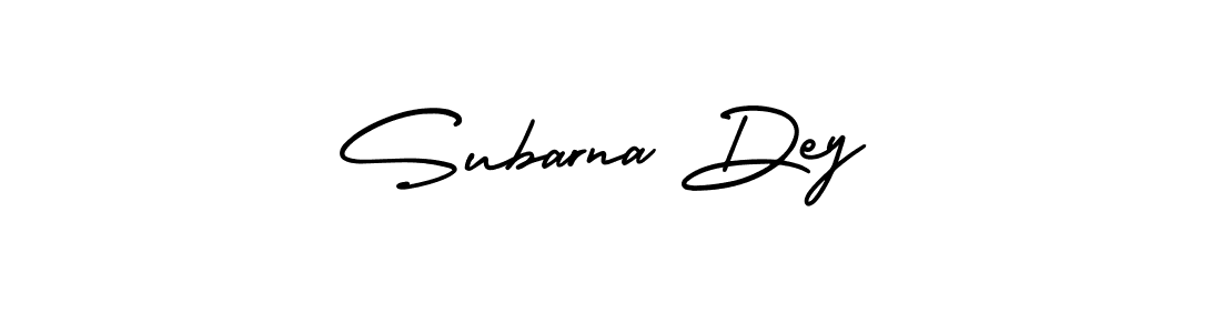 Make a beautiful signature design for name Subarna Dey. With this signature (AmerikaSignatureDemo-Regular) style, you can create a handwritten signature for free. Subarna Dey signature style 3 images and pictures png