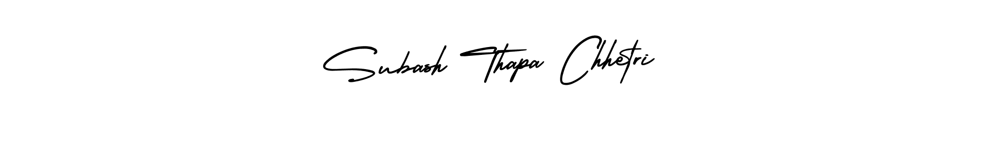 Similarly AmerikaSignatureDemo-Regular is the best handwritten signature design. Signature creator online .You can use it as an online autograph creator for name Subash Thapa Chhetri. Subash Thapa Chhetri signature style 3 images and pictures png