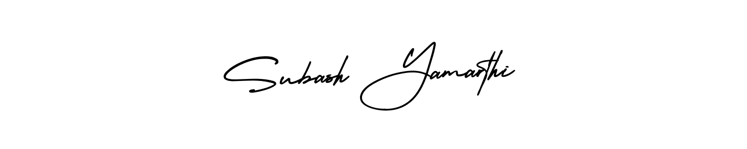Also You can easily find your signature by using the search form. We will create Subash Yamarthi name handwritten signature images for you free of cost using AmerikaSignatureDemo-Regular sign style. Subash Yamarthi signature style 3 images and pictures png