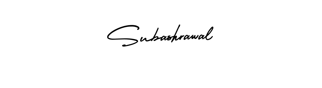 Create a beautiful signature design for name Subashrawal. With this signature (AmerikaSignatureDemo-Regular) fonts, you can make a handwritten signature for free. Subashrawal signature style 3 images and pictures png
