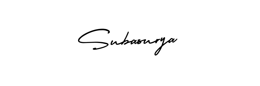 Create a beautiful signature design for name Subasurya. With this signature (AmerikaSignatureDemo-Regular) fonts, you can make a handwritten signature for free. Subasurya signature style 3 images and pictures png