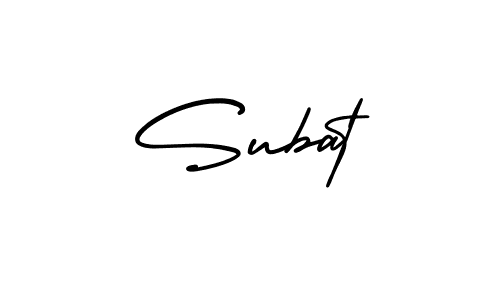 Make a beautiful signature design for name Subat. Use this online signature maker to create a handwritten signature for free. Subat signature style 3 images and pictures png