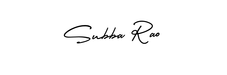 How to Draw Subba Rao signature style? AmerikaSignatureDemo-Regular is a latest design signature styles for name Subba Rao. Subba Rao signature style 3 images and pictures png