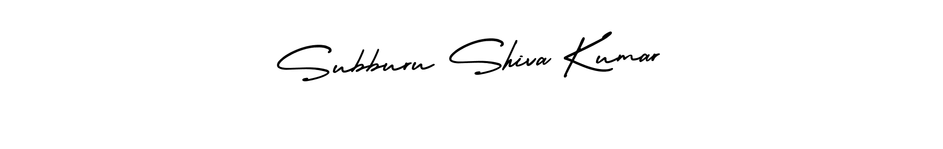 AmerikaSignatureDemo-Regular is a professional signature style that is perfect for those who want to add a touch of class to their signature. It is also a great choice for those who want to make their signature more unique. Get Subburu Shiva Kumar name to fancy signature for free. Subburu Shiva Kumar signature style 3 images and pictures png