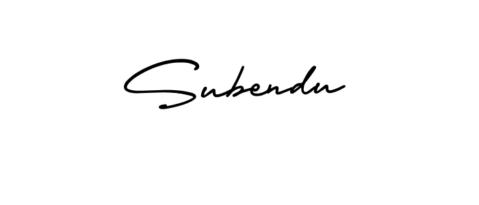 It looks lik you need a new signature style for name Subendu. Design unique handwritten (AmerikaSignatureDemo-Regular) signature with our free signature maker in just a few clicks. Subendu signature style 3 images and pictures png