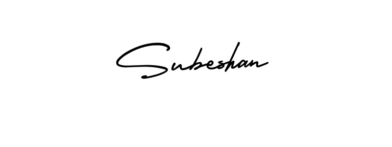 Also we have Subeshan name is the best signature style. Create professional handwritten signature collection using AmerikaSignatureDemo-Regular autograph style. Subeshan signature style 3 images and pictures png