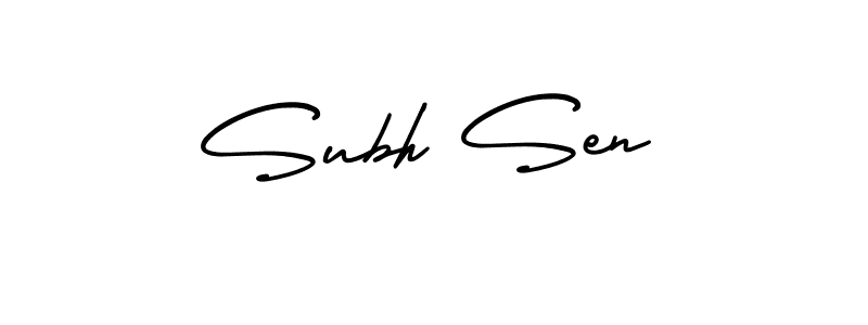 You can use this online signature creator to create a handwritten signature for the name Subh Sen. This is the best online autograph maker. Subh Sen signature style 3 images and pictures png