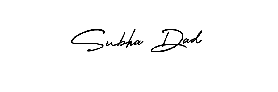 Best and Professional Signature Style for Subha Dad. AmerikaSignatureDemo-Regular Best Signature Style Collection. Subha Dad signature style 3 images and pictures png