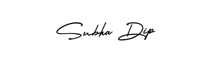 Design your own signature with our free online signature maker. With this signature software, you can create a handwritten (AmerikaSignatureDemo-Regular) signature for name Subha Dip. Subha Dip signature style 3 images and pictures png