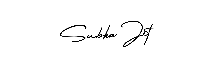 Make a beautiful signature design for name Subha Jit. With this signature (AmerikaSignatureDemo-Regular) style, you can create a handwritten signature for free. Subha Jit signature style 3 images and pictures png