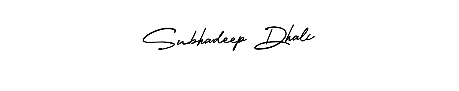 Use a signature maker to create a handwritten signature online. With this signature software, you can design (AmerikaSignatureDemo-Regular) your own signature for name Subhadeep Dhali. Subhadeep Dhali signature style 3 images and pictures png
