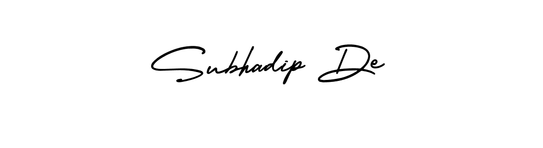 It looks lik you need a new signature style for name Subhadip De. Design unique handwritten (AmerikaSignatureDemo-Regular) signature with our free signature maker in just a few clicks. Subhadip De signature style 3 images and pictures png