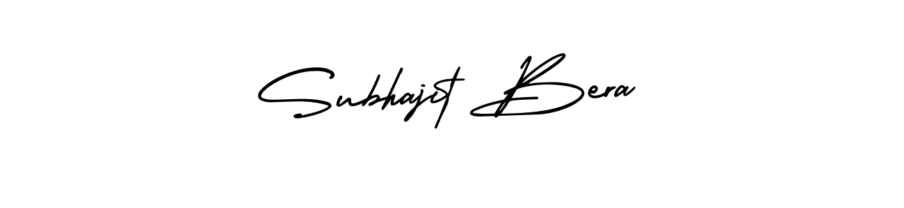 Design your own signature with our free online signature maker. With this signature software, you can create a handwritten (AmerikaSignatureDemo-Regular) signature for name Subhajit Bera. Subhajit Bera signature style 3 images and pictures png