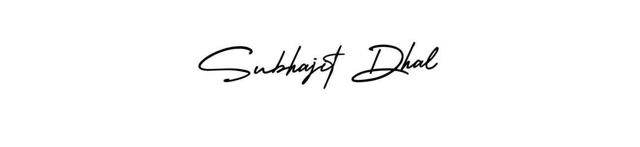 Subhajit Dhal stylish signature style. Best Handwritten Sign (AmerikaSignatureDemo-Regular) for my name. Handwritten Signature Collection Ideas for my name Subhajit Dhal. Subhajit Dhal signature style 3 images and pictures png