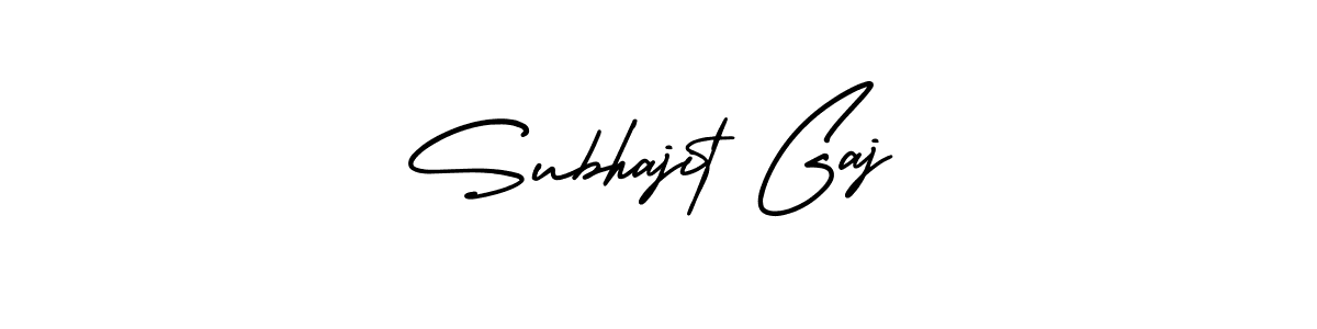 It looks lik you need a new signature style for name Subhajit Gaj. Design unique handwritten (AmerikaSignatureDemo-Regular) signature with our free signature maker in just a few clicks. Subhajit Gaj signature style 3 images and pictures png