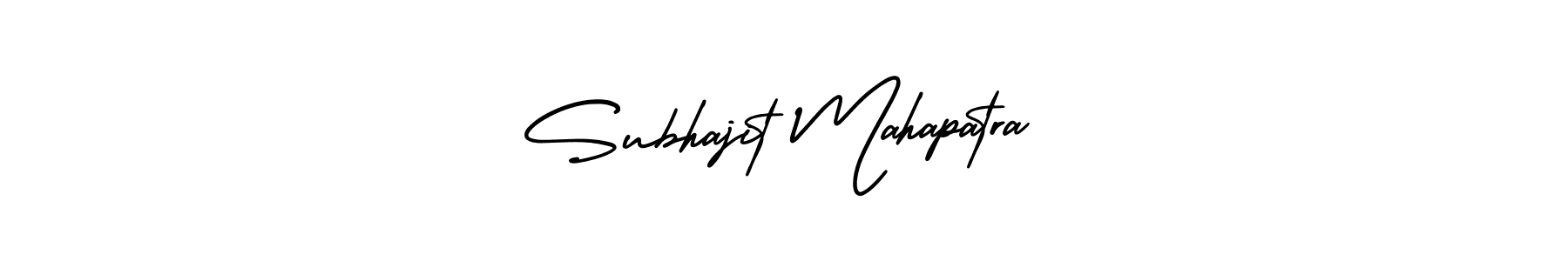 You should practise on your own different ways (AmerikaSignatureDemo-Regular) to write your name (Subhajit Mahapatra) in signature. don't let someone else do it for you. Subhajit Mahapatra signature style 3 images and pictures png