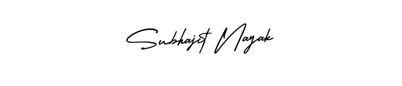 Subhajit Nayak stylish signature style. Best Handwritten Sign (AmerikaSignatureDemo-Regular) for my name. Handwritten Signature Collection Ideas for my name Subhajit Nayak. Subhajit Nayak signature style 3 images and pictures png