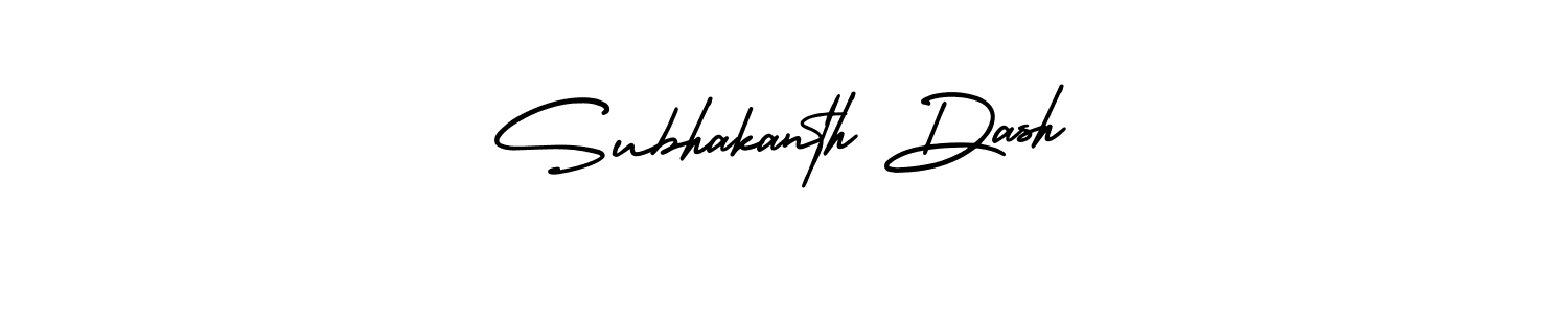 How to make Subhakanth Dash signature? AmerikaSignatureDemo-Regular is a professional autograph style. Create handwritten signature for Subhakanth Dash name. Subhakanth Dash signature style 3 images and pictures png