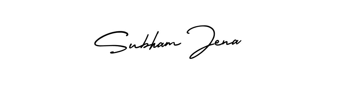 Also we have Subham Jena name is the best signature style. Create professional handwritten signature collection using AmerikaSignatureDemo-Regular autograph style. Subham Jena signature style 3 images and pictures png