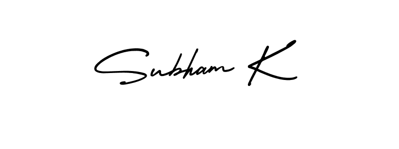 Make a short Subham K signature style. Manage your documents anywhere anytime using AmerikaSignatureDemo-Regular. Create and add eSignatures, submit forms, share and send files easily. Subham K signature style 3 images and pictures png