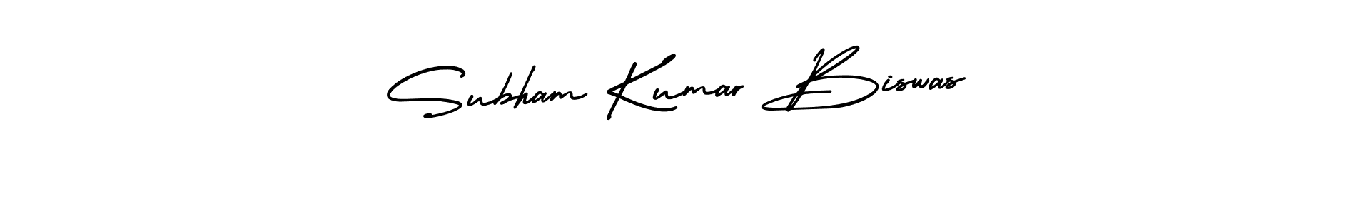 Make a beautiful signature design for name Subham Kumar Biswas. Use this online signature maker to create a handwritten signature for free. Subham Kumar Biswas signature style 3 images and pictures png