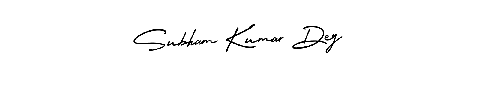 Design your own signature with our free online signature maker. With this signature software, you can create a handwritten (AmerikaSignatureDemo-Regular) signature for name Subham Kumar Dey. Subham Kumar Dey signature style 3 images and pictures png
