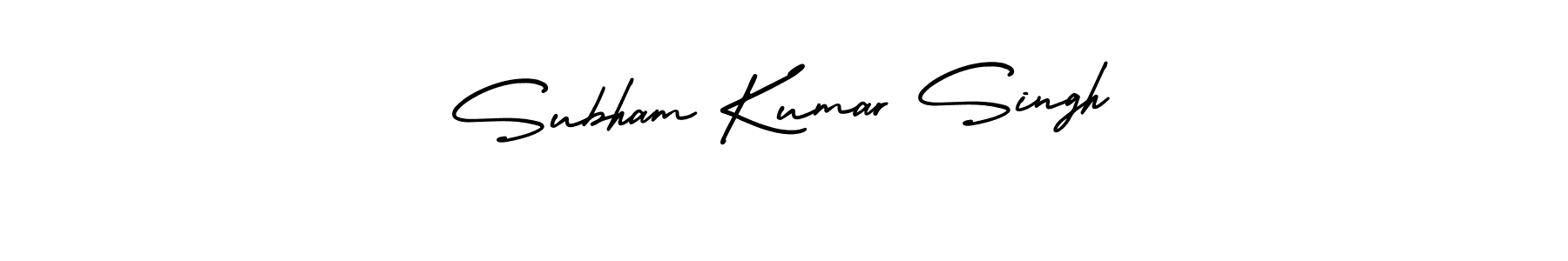 Create a beautiful signature design for name Subham Kumar Singh. With this signature (AmerikaSignatureDemo-Regular) fonts, you can make a handwritten signature for free. Subham Kumar Singh signature style 3 images and pictures png