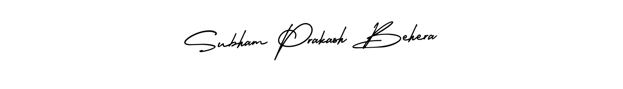AmerikaSignatureDemo-Regular is a professional signature style that is perfect for those who want to add a touch of class to their signature. It is also a great choice for those who want to make their signature more unique. Get Subham Prakash Behera name to fancy signature for free. Subham Prakash Behera signature style 3 images and pictures png