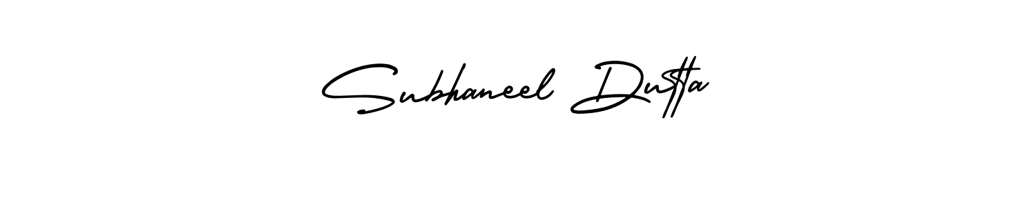 if you are searching for the best signature style for your name Subhaneel Dutta. so please give up your signature search. here we have designed multiple signature styles  using AmerikaSignatureDemo-Regular. Subhaneel Dutta signature style 3 images and pictures png