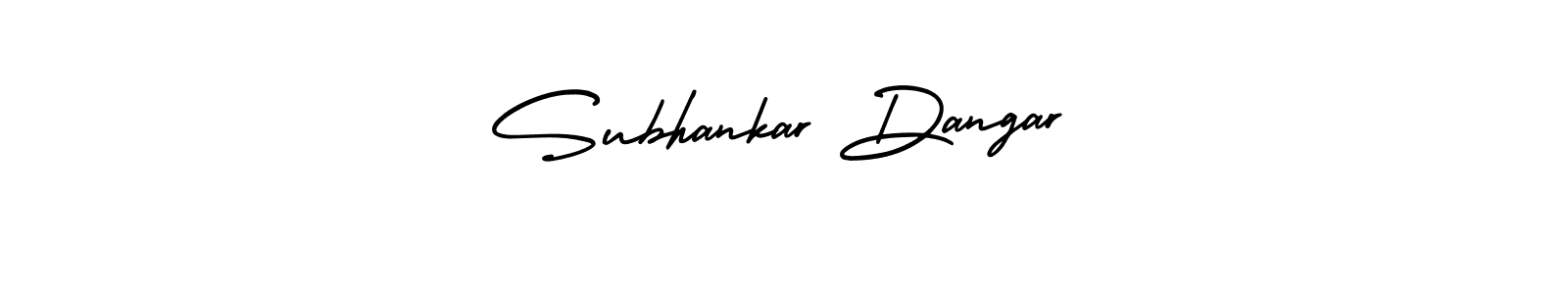 How to Draw Subhankar Dangar signature style? AmerikaSignatureDemo-Regular is a latest design signature styles for name Subhankar Dangar. Subhankar Dangar signature style 3 images and pictures png