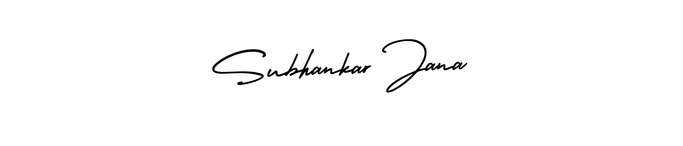 Subhankar Jana stylish signature style. Best Handwritten Sign (AmerikaSignatureDemo-Regular) for my name. Handwritten Signature Collection Ideas for my name Subhankar Jana. Subhankar Jana signature style 3 images and pictures png