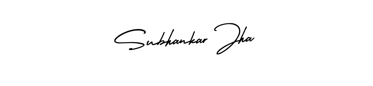 Design your own signature with our free online signature maker. With this signature software, you can create a handwritten (AmerikaSignatureDemo-Regular) signature for name Subhankar Jha. Subhankar Jha signature style 3 images and pictures png