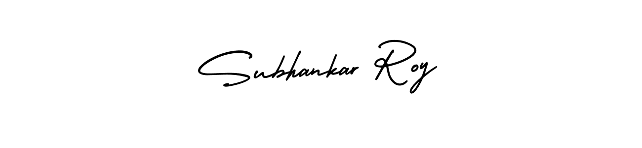 Similarly AmerikaSignatureDemo-Regular is the best handwritten signature design. Signature creator online .You can use it as an online autograph creator for name Subhankar Roy. Subhankar Roy signature style 3 images and pictures png